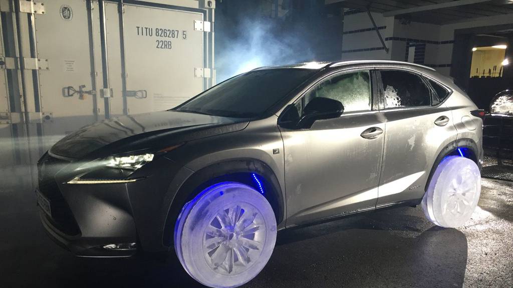 Rodas de gelo Lexus NX usinadas em CNC 13