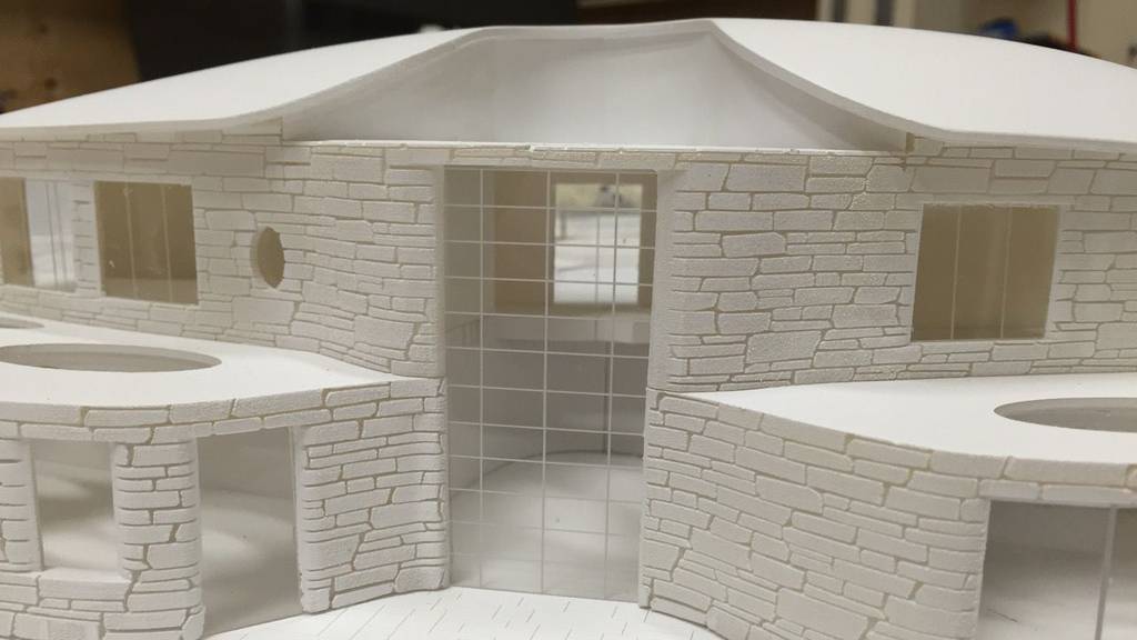 Residência Arquitetônica Impressao 3D 1:150