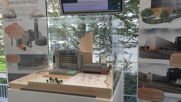 1:200 Modelo do Edifício de Serviços