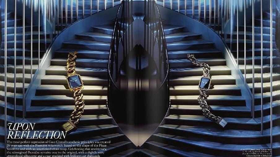 Revista Harrods - Escadaria Chanel à Escala 1:20